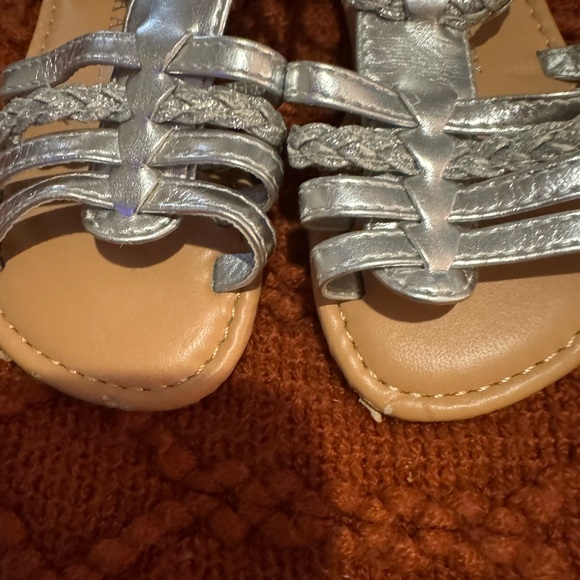 Laura Ashley Sandals, 9-12m, Silver - Picture 2 of 2
